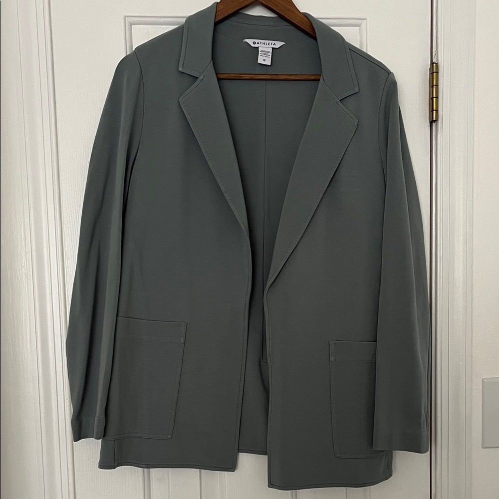 Athleta Knit Open Blazer